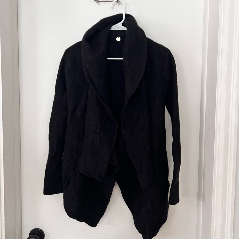 Margaret O’Leary cashmere hooded cardigan XS